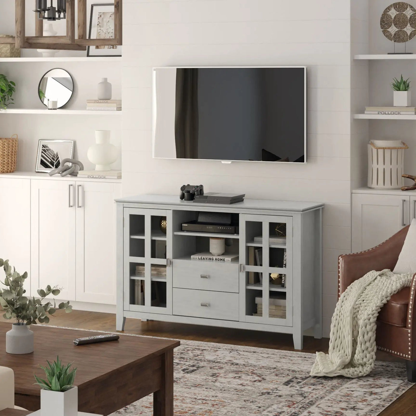 Artisan - Handcrafted, Tall TV Media Stand by HouseOfZazla