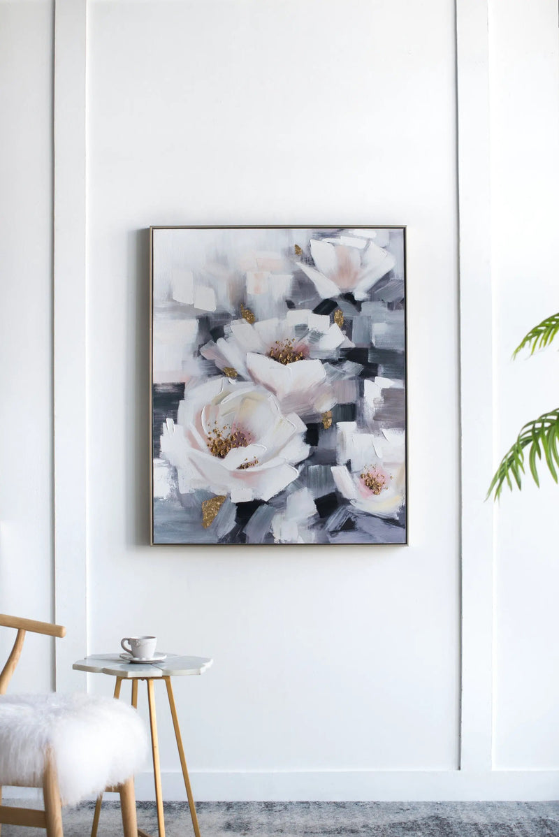 Sarah Framed Floral Wall Art, Large by HouseOfZazla