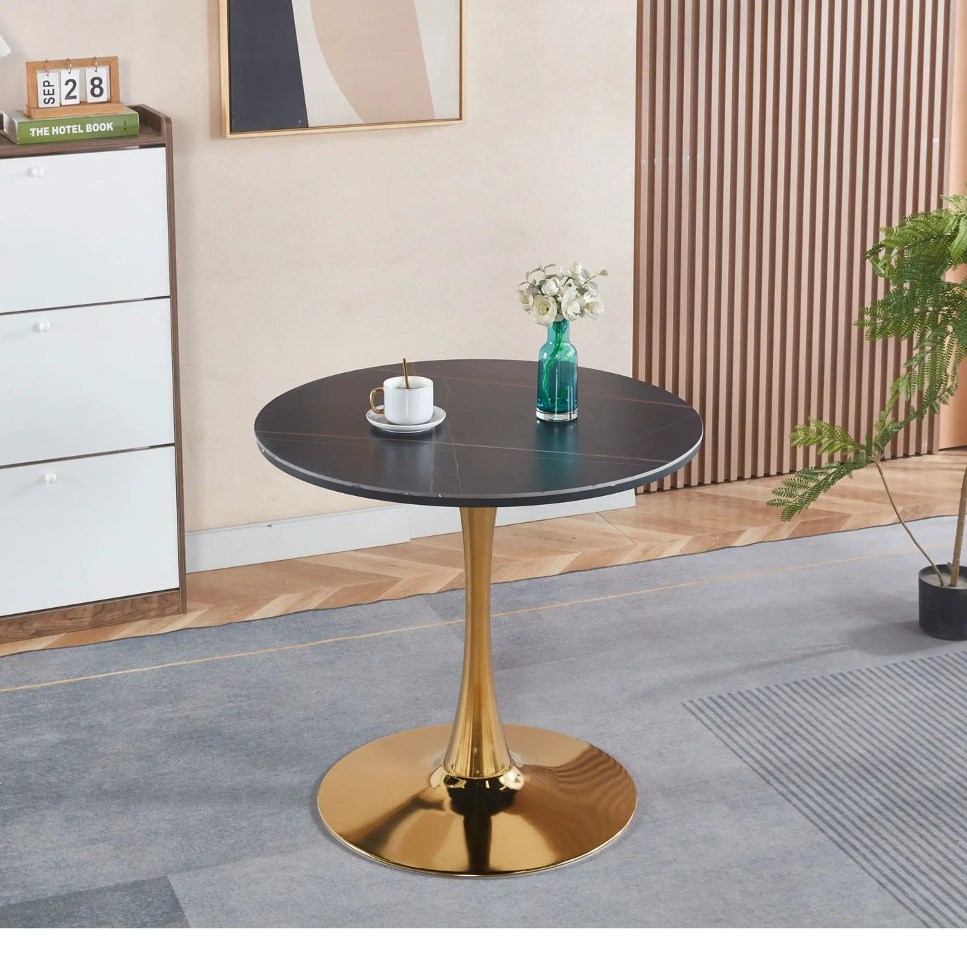 Mid-Century Tulip Table With Round Top and Pedestal Base by HouseOfZazla