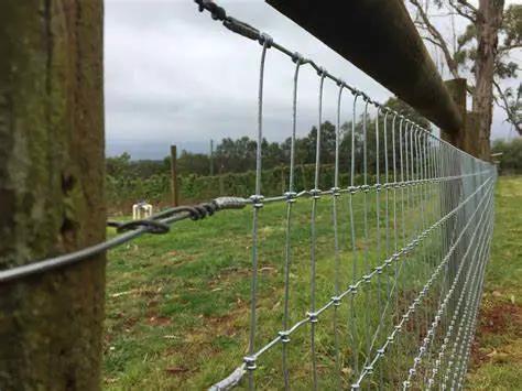 Farm Fence 5ft x 328ft 14-Gauge Galvanized Wire Fencing by HouseOfZazla