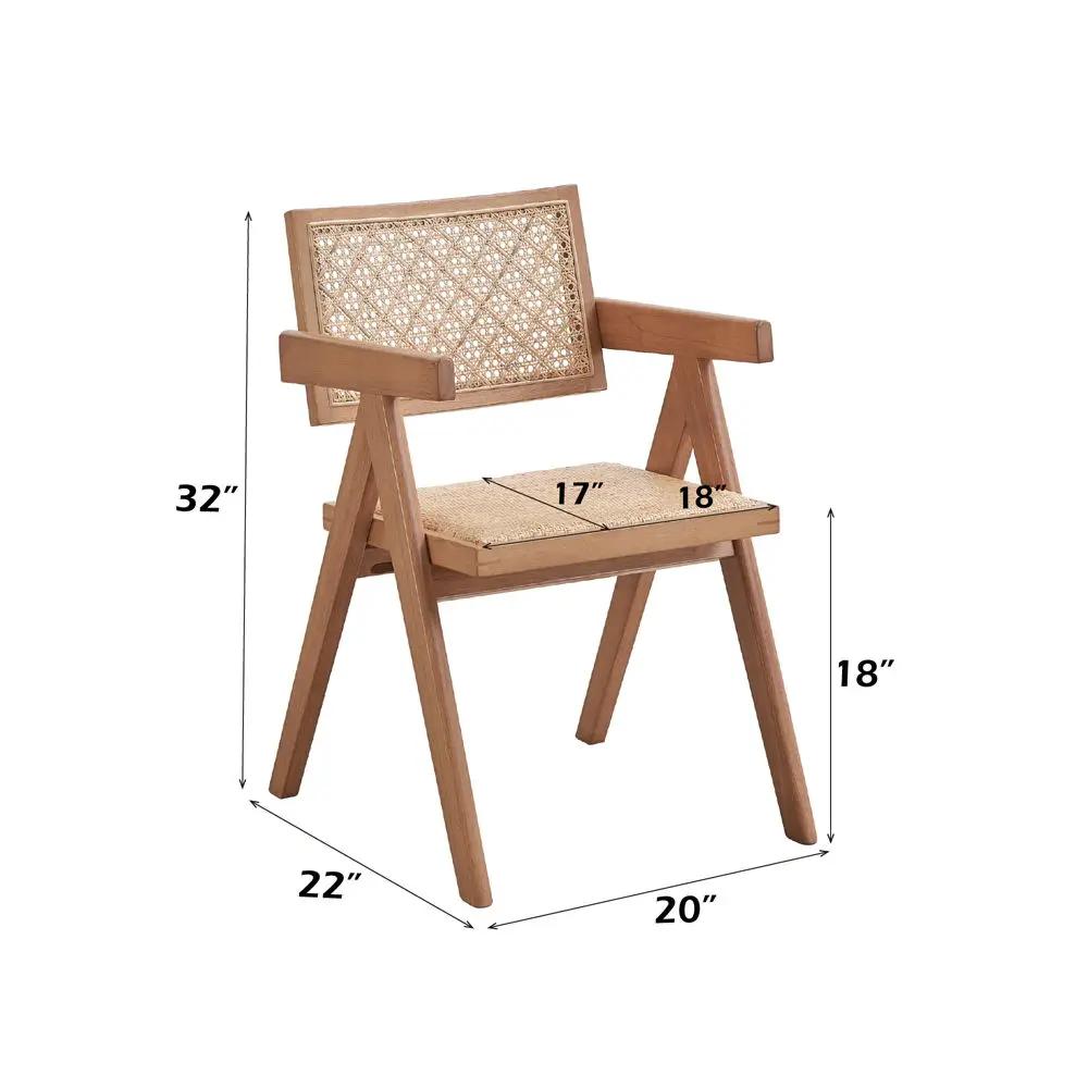 Velentina - Arm Chair (Set of 2) - Rattan & Natural by Unique Piece Furniture