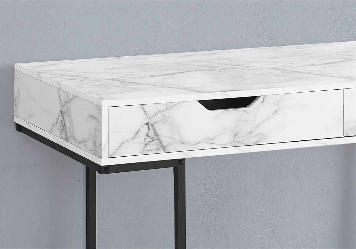 Computer Desk For Home Office, Laptop, Storage Drawers, Contemporary & Modern by HouseOfZazla