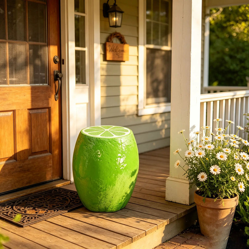 Novelty Lime Stool & Accent Table by HouseOfZazla