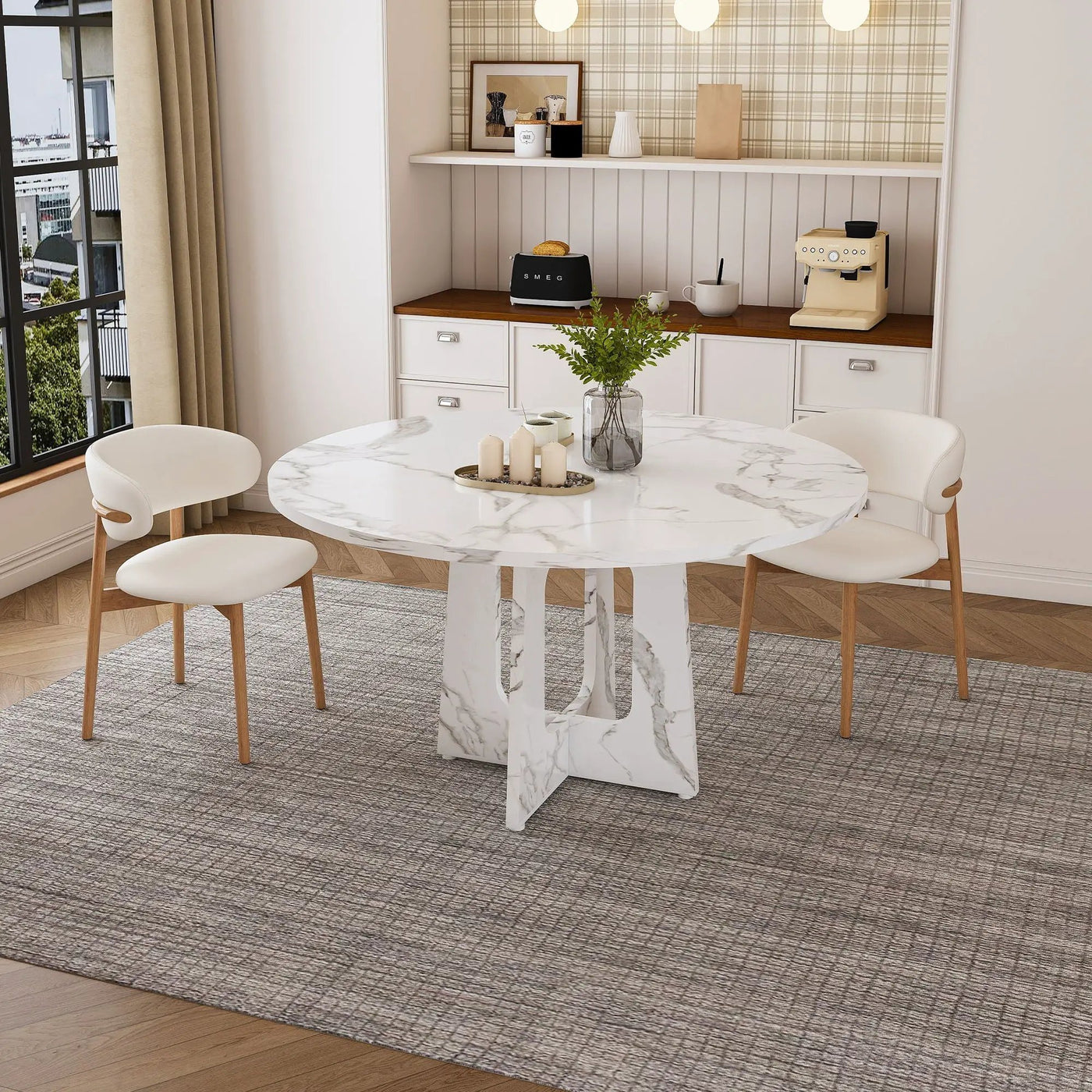 Round Dining Table For 4 by HouseOfZazla