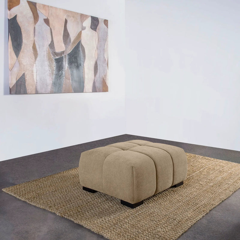 Octavia Upholstered Rectangular Ottoman Camel by Unique Piece Furniture
