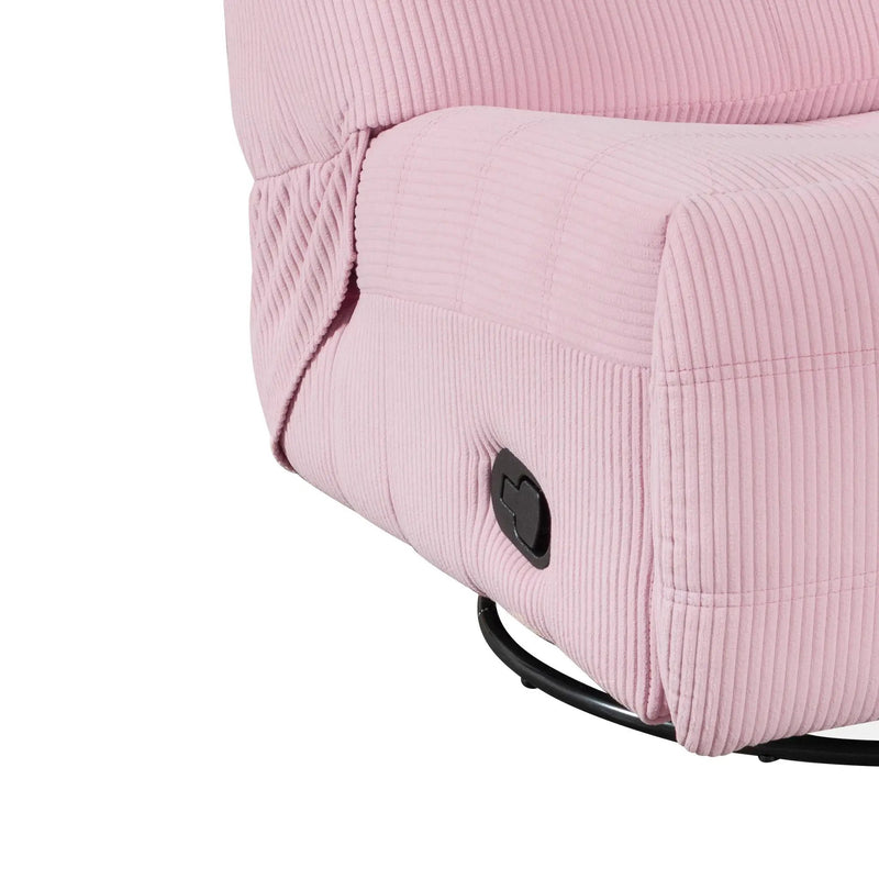 Georgena - Contemporary Swivel Glider Recliner by HouseOfZazla