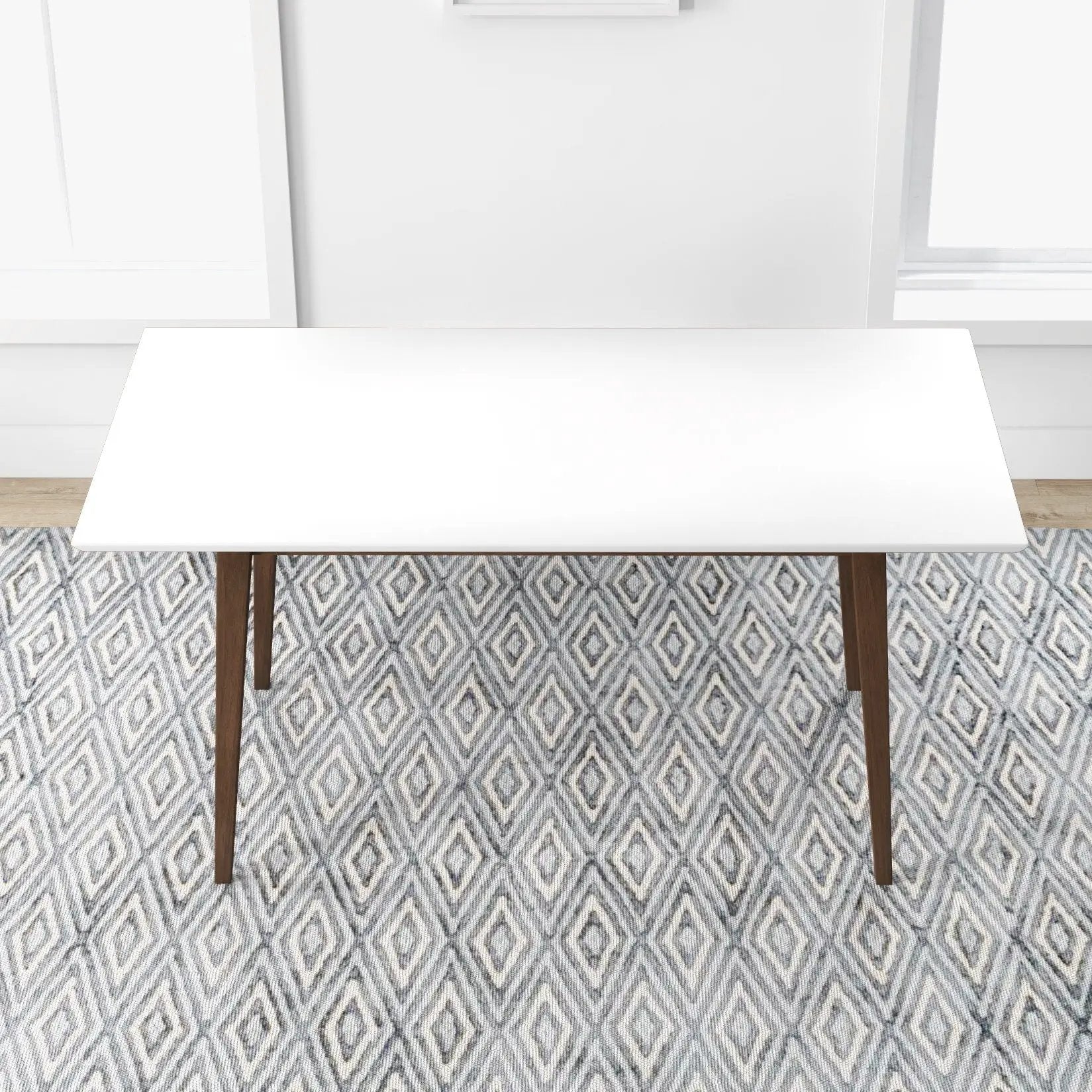 Mary - Modern Style Rectangular Dining Kitchen Table by HouseOfZazla