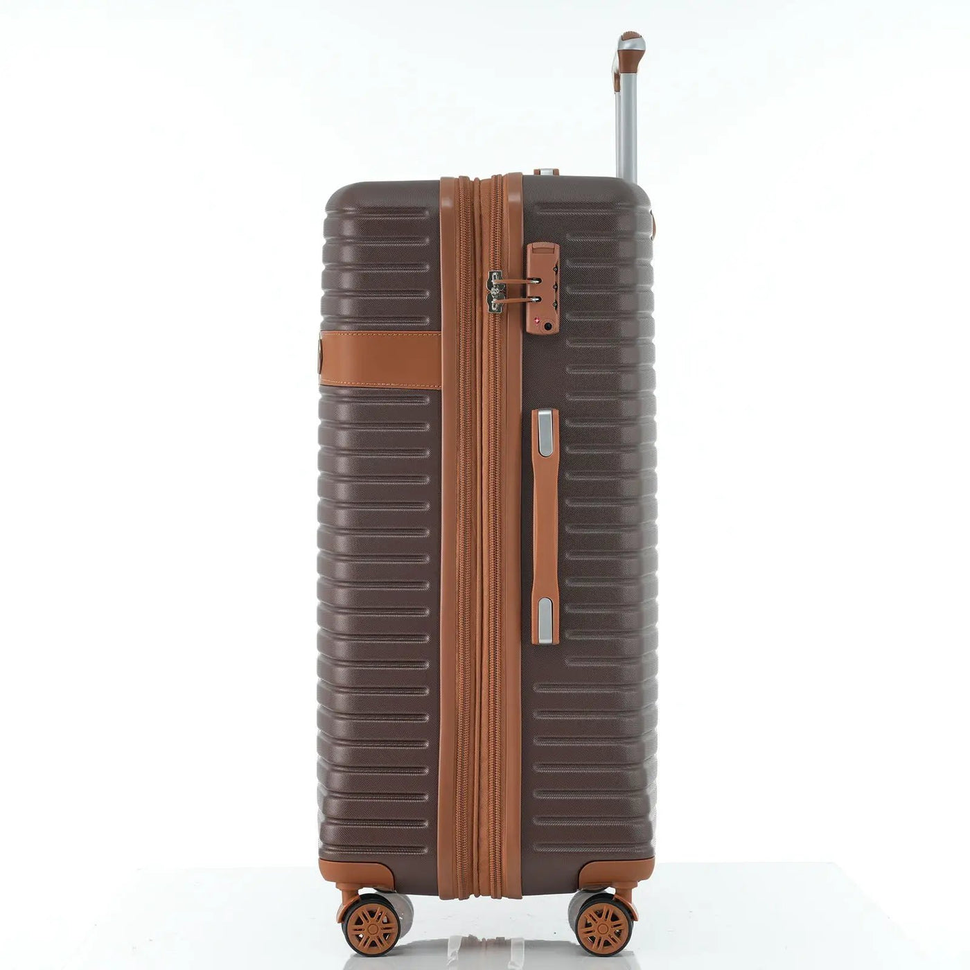 4 Piece Luggage Suitcase Set, Hard Shell Lightweight Expandable Travel Luggage With 4 Packing Cubes by HouseOfZazla