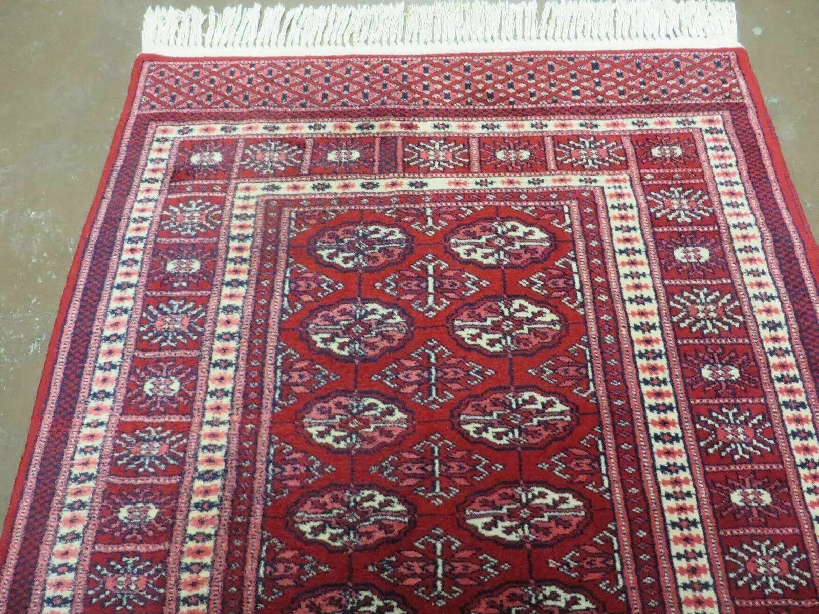 3' X 5' Vintage Fine Handmade Turkoman Bokhara Yamud Rug Carpet Nice by Jewel Rugs