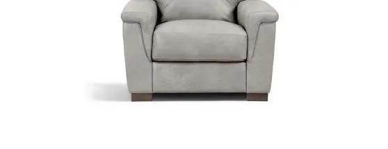 Cornelia - Leather Chair - Gray by HouseOfZazla