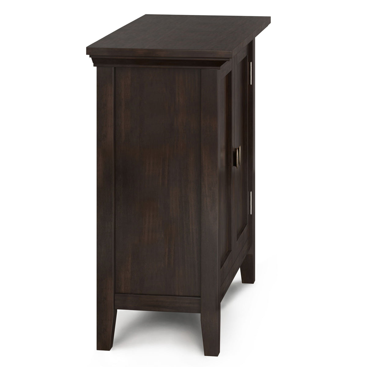 Low Storage Cabinet with Adjustable Shelves - Brunette Brown, photo 5 of 10