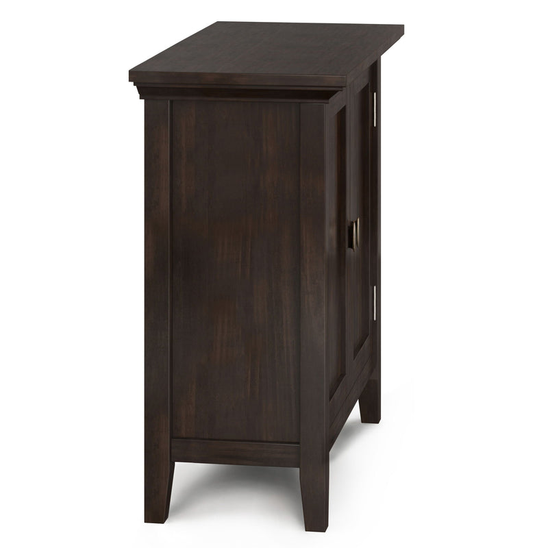 Low Storage Cabinet with Adjustable Shelves - Brunette Brown, photo 5 of 10