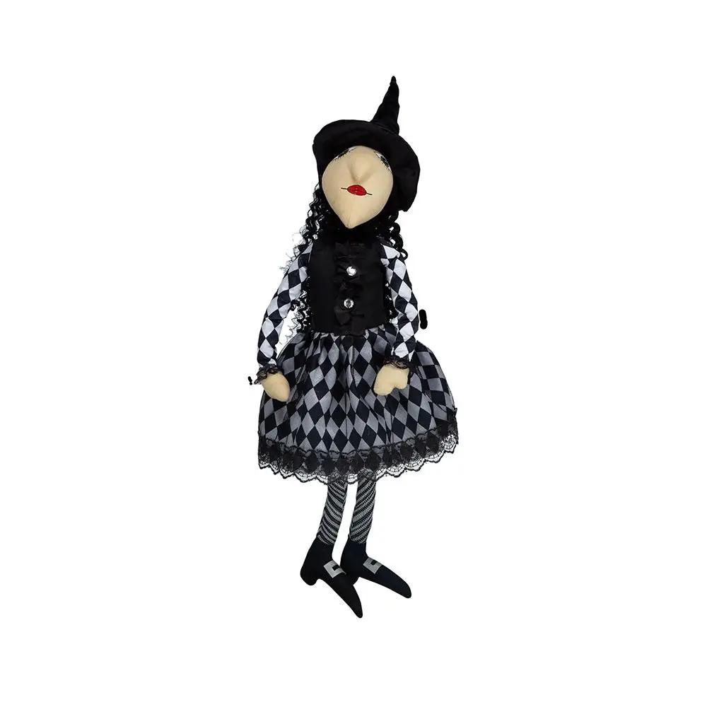 Halloween Sitting Witch Decor - Black by HouseOfZazla