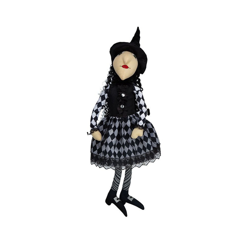 Halloween Sitting Witch Decor - Black, photo 6 of 13