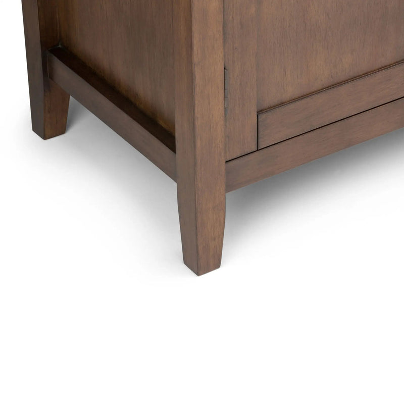 Redmond - Tall TV Media Stand - Rustic Natural Aged Brown by Unique Piece Furniture