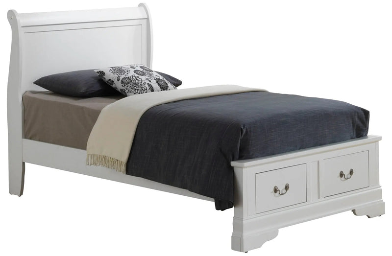 Upholstered Panel Sleigh Bed Design by Unique Piece Furniture