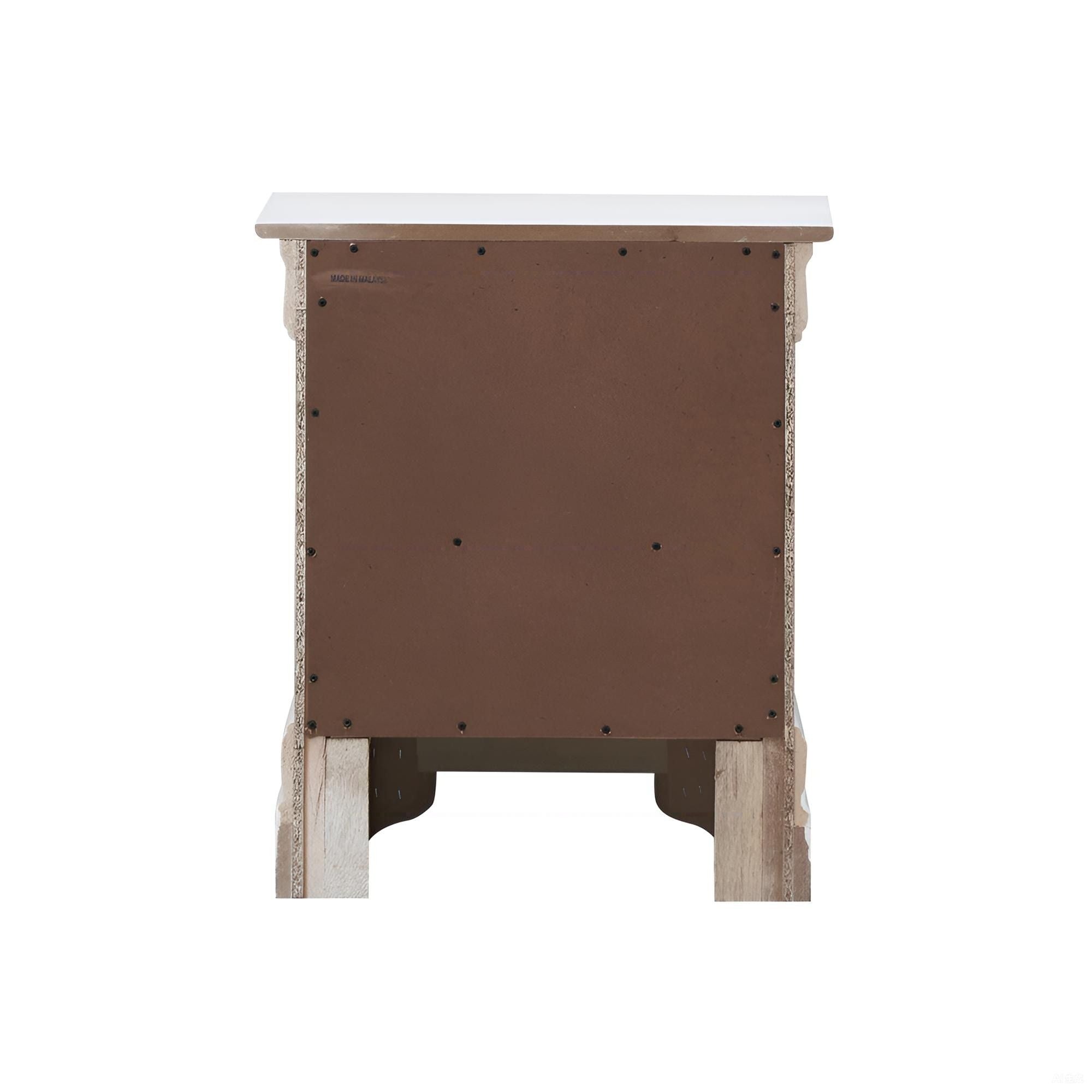 Accent Nightstand - Silver Champagne by HouseOfZazla