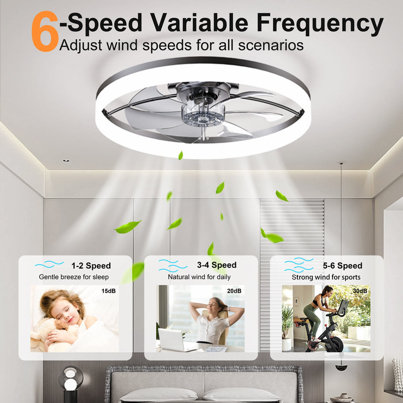 Ultra-Thin Modern LED Ceiling Fan by HouseOfZazla