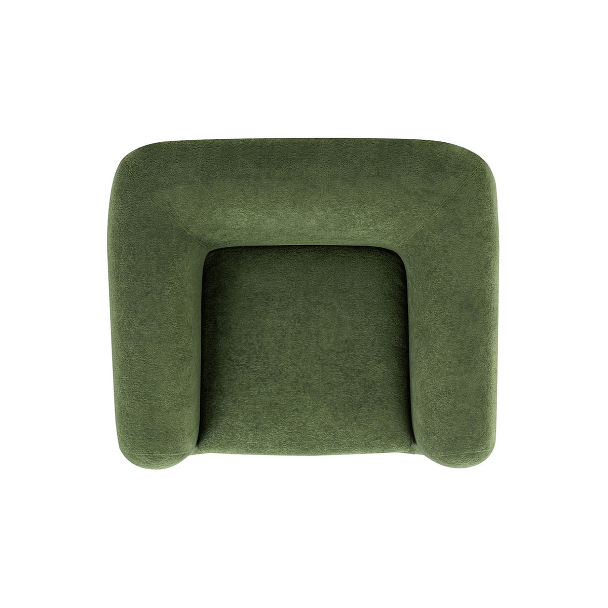 Sherpa Arm Chair with Removable Cushion - Black, White, Dark Green, photo 15 of 30