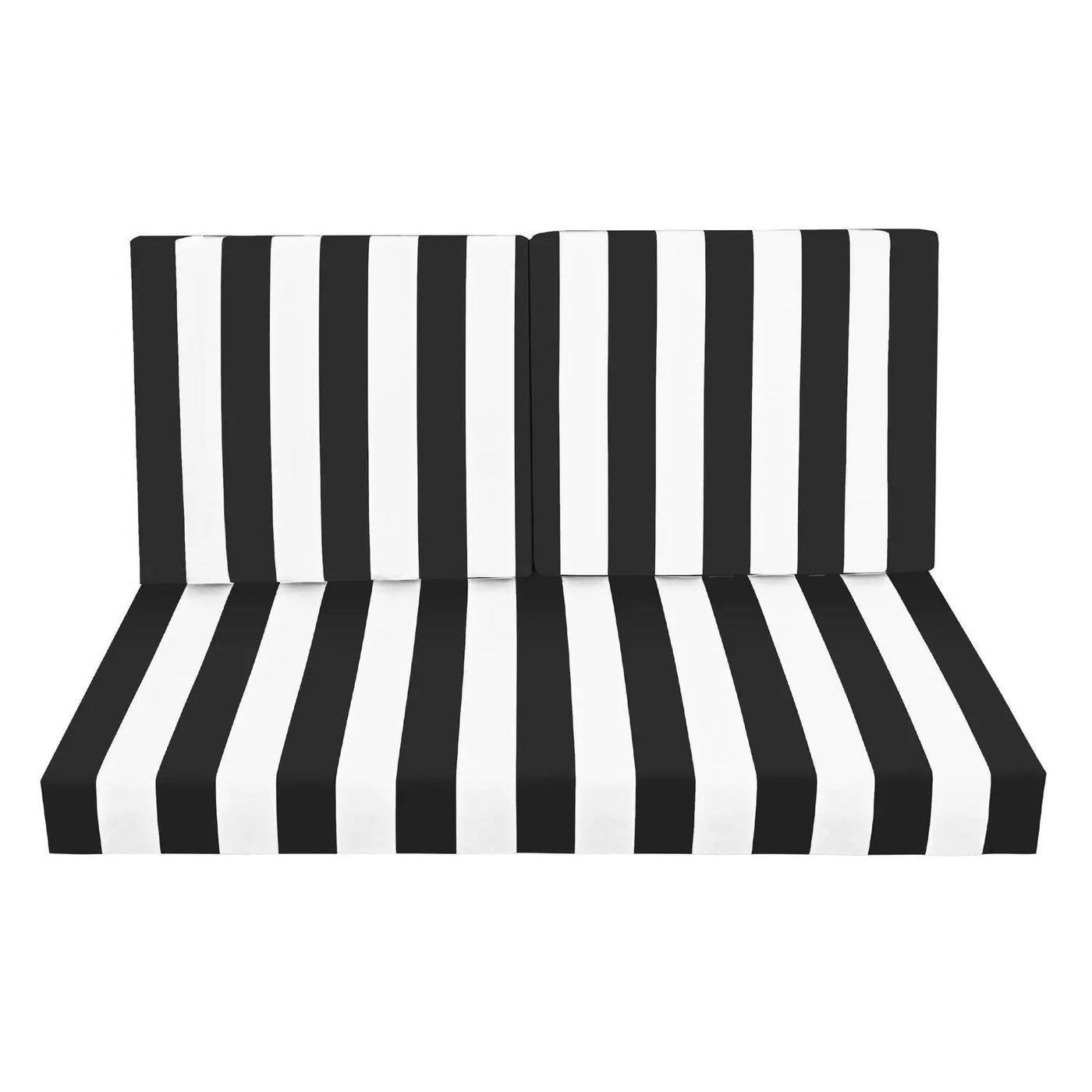 Outdoor Deep Seat Waterproof Replacement Patio Chair Cushions (Set of 2) by HouseOfZazla