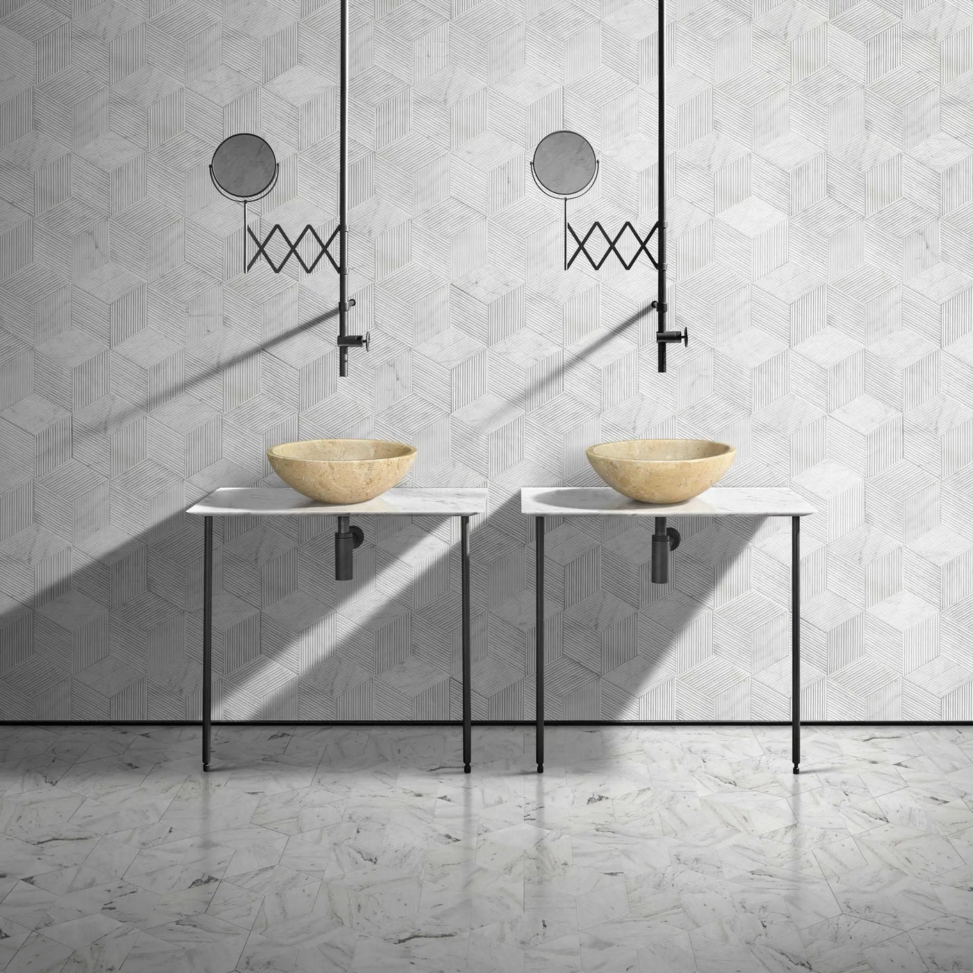 Bathroom Vessel Sink, Circular Design by HouseOfZazla