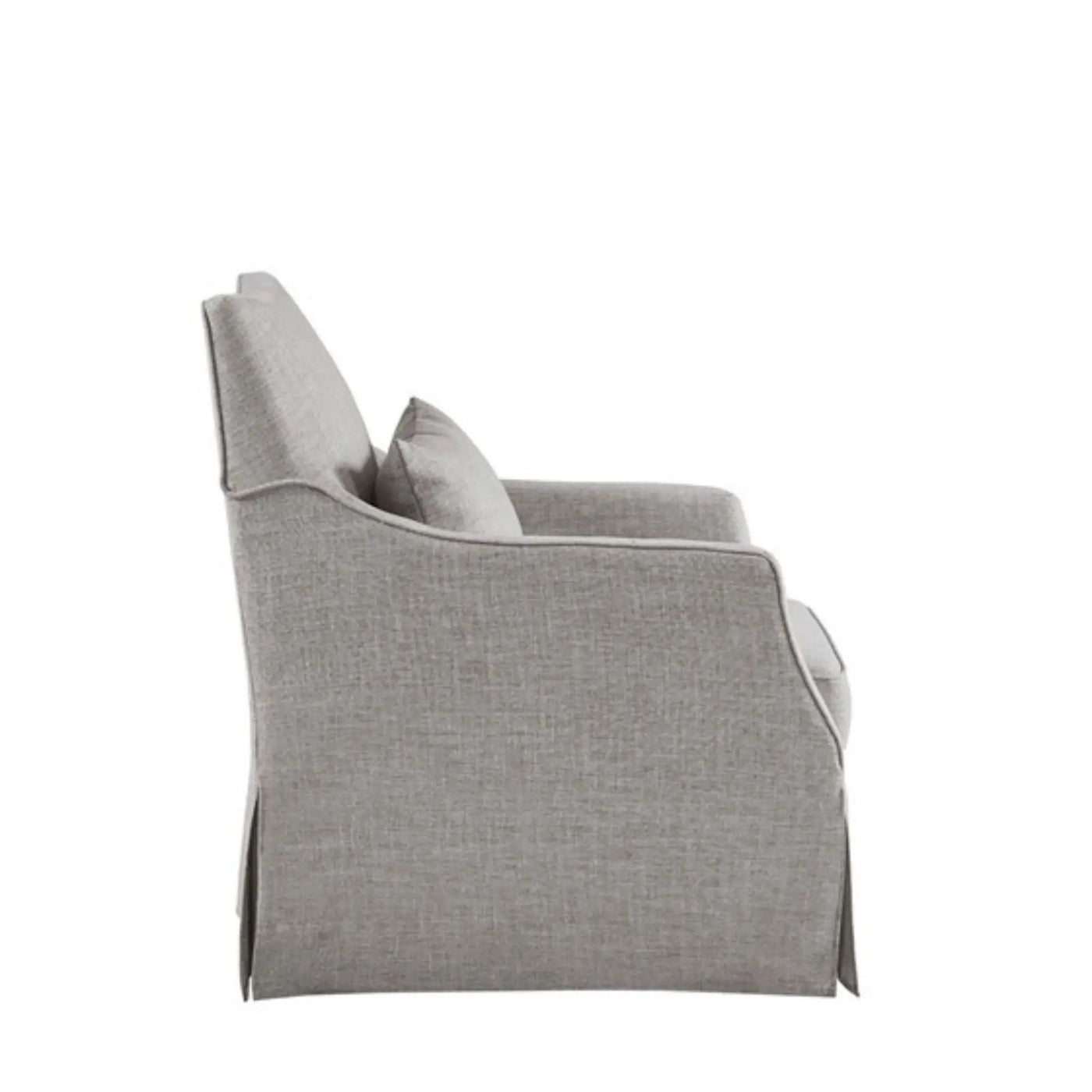 Traditional Design London Skirted Swivel Chair by HouseOfZazla