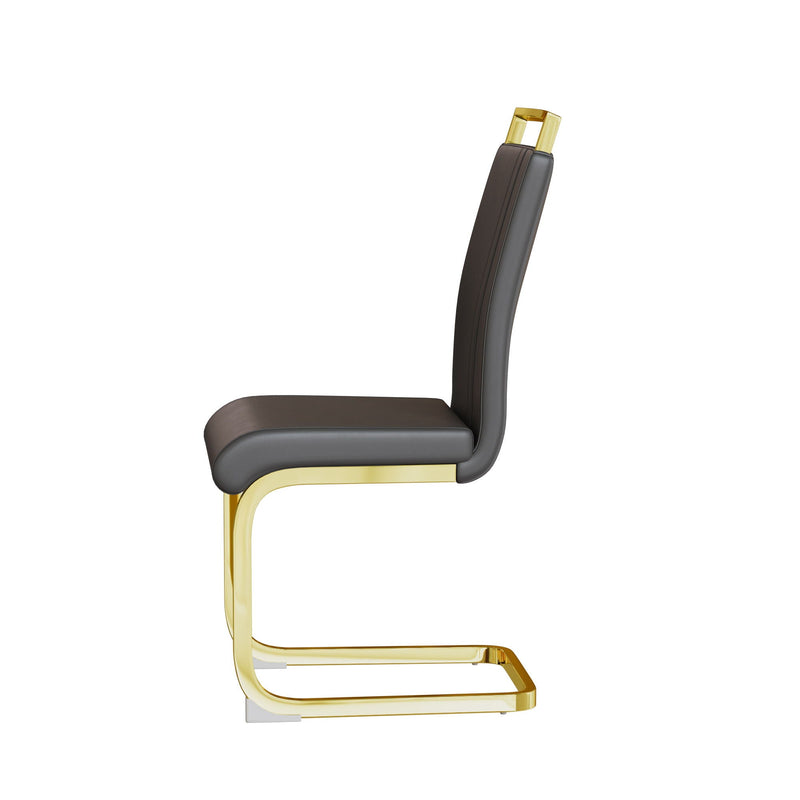 Side Dining Room Chair, Padded Seat High Back
