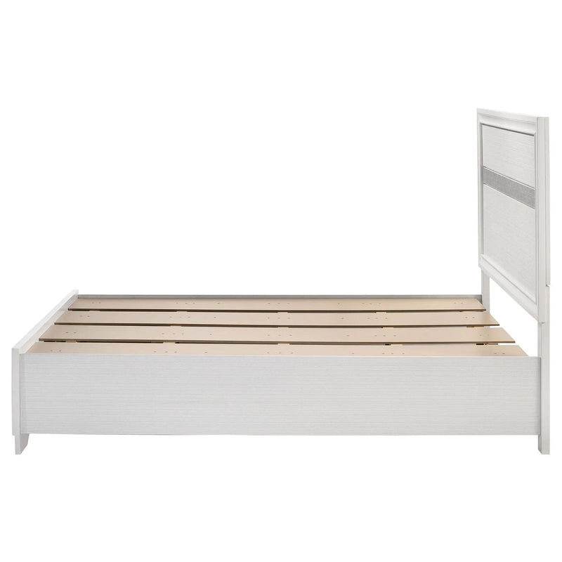 Miranda 51-inch Wood Full Storage Panel Bed White by Unique Piece Furniture