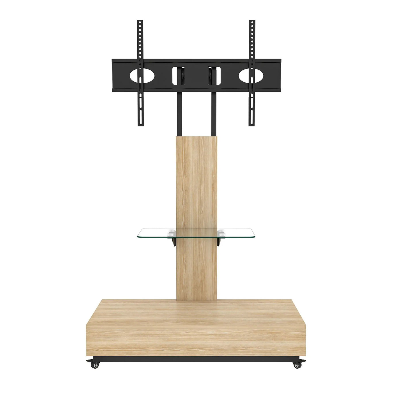 Adjustable Height Mobile TV Cart by HouseOfZazla