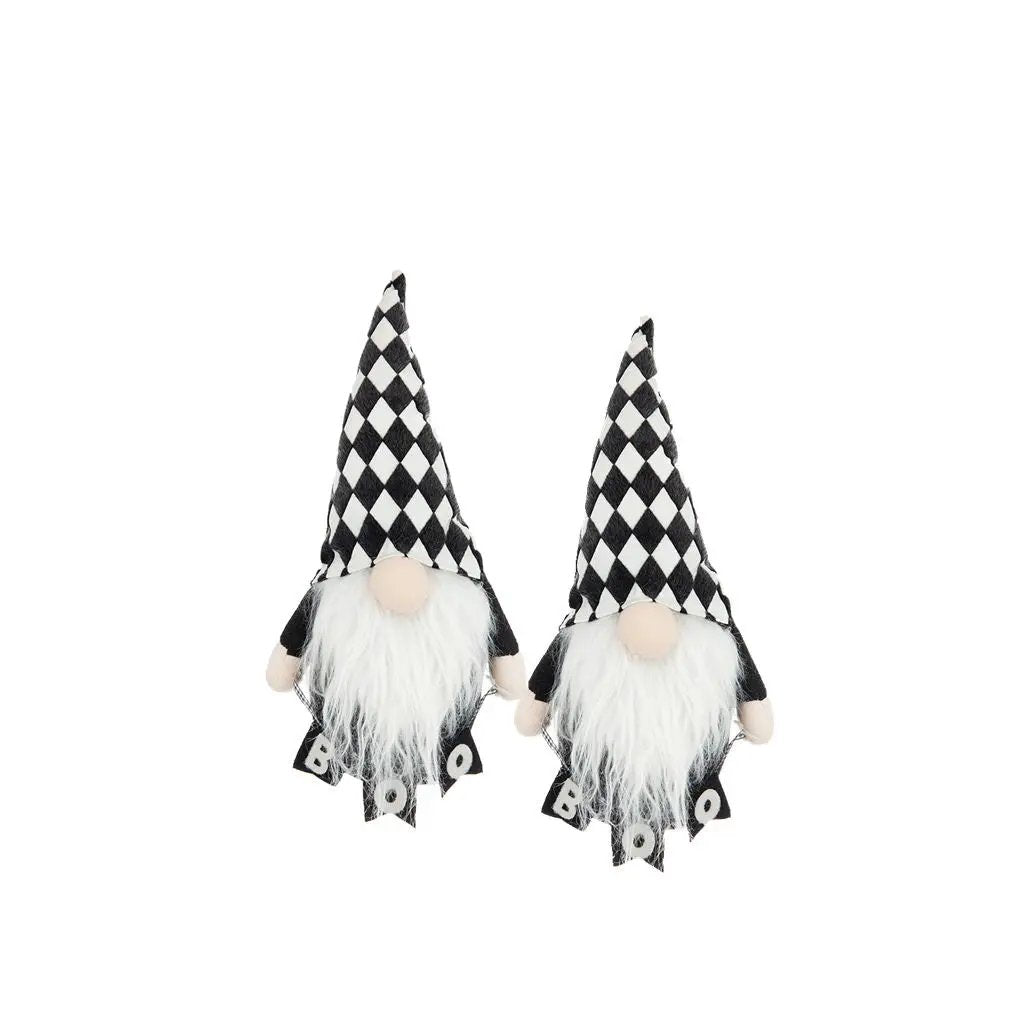 Set of 2, 8.3x4.7x15.7" Fabric Gnome Decor by HouseOfZazla