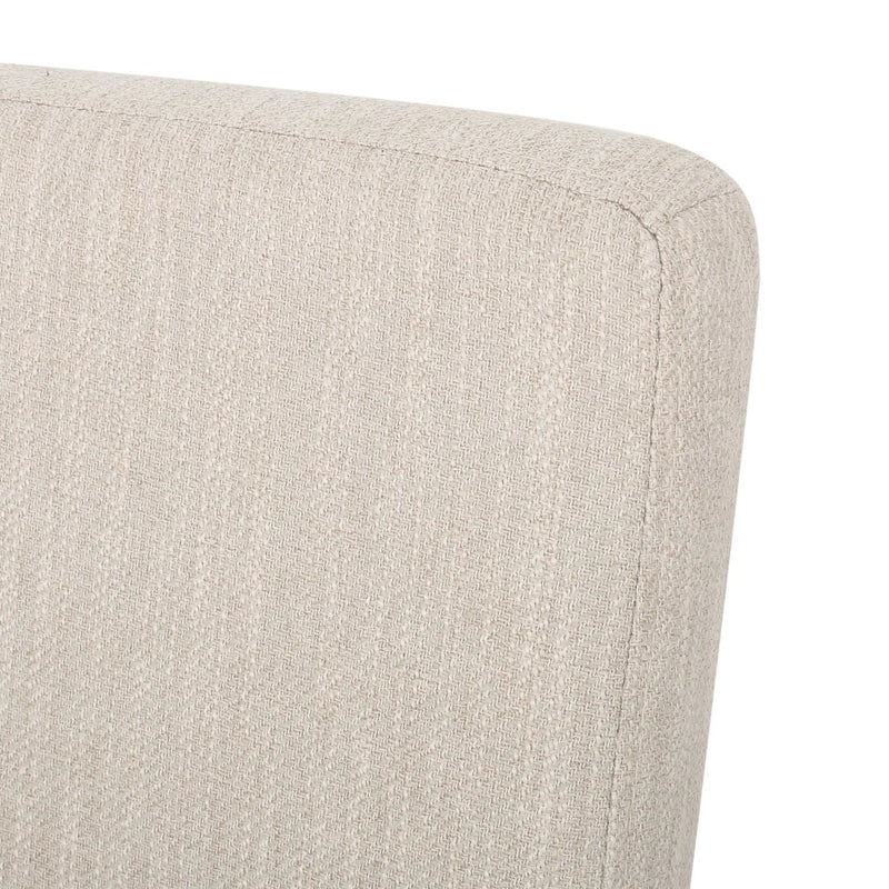 Contemporary Dining Chair with Upholstered Seating and Tapered Legs by HouseOfZazla