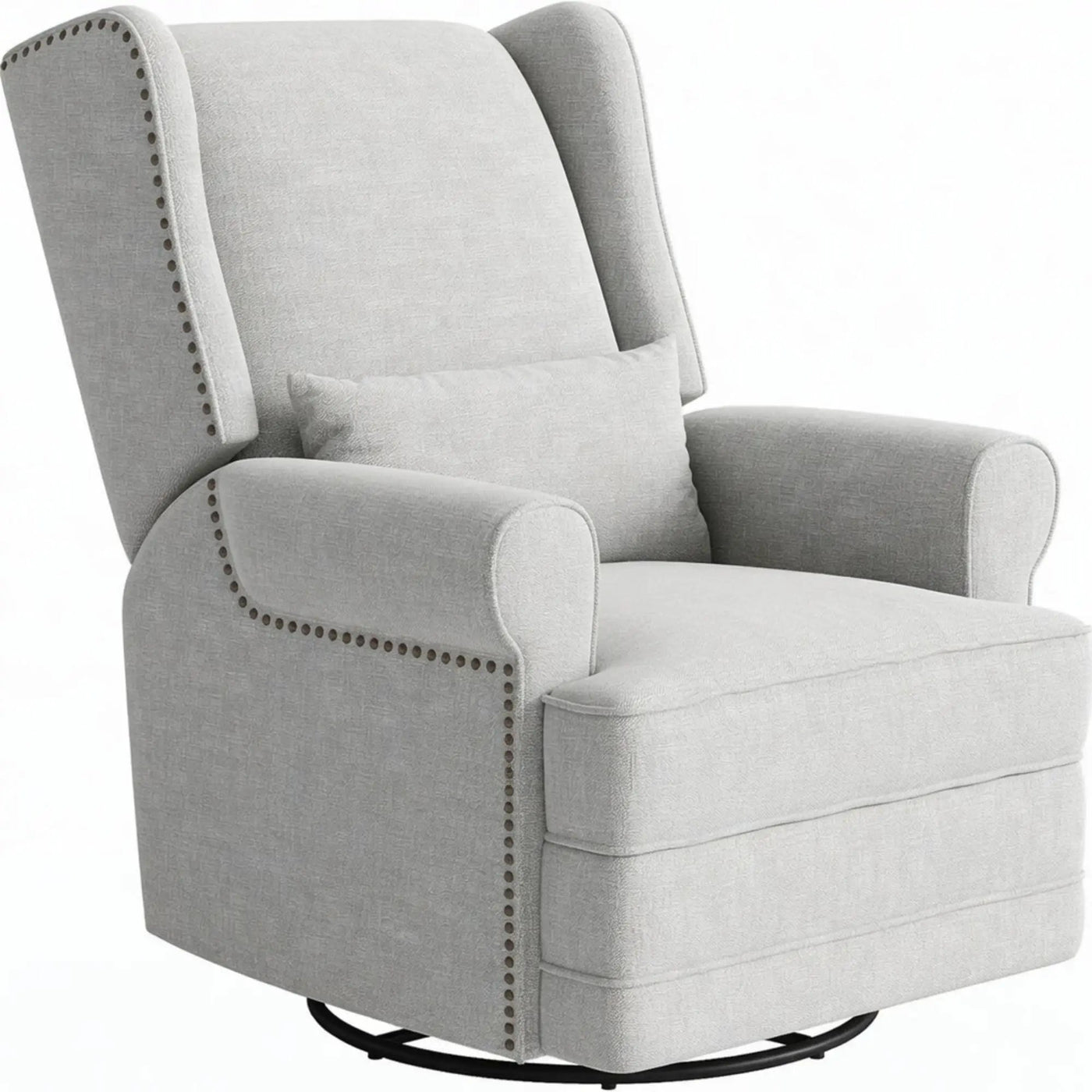 Extra Wide Swivel Recliner Glider Chair With Footrest by HouseOfZazla