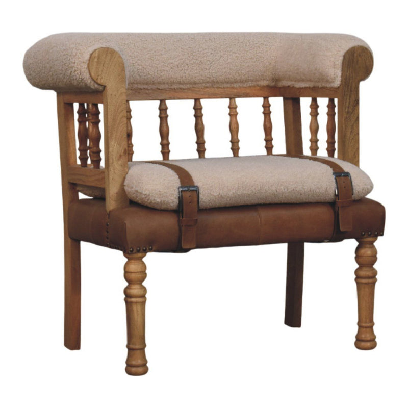 Strapped Hallway Bench by HouseOfZazla