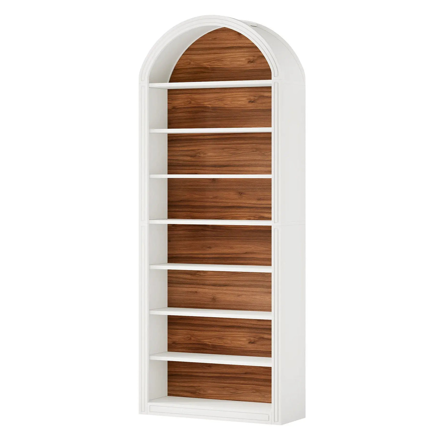 8 Tier Arched Open Display Shelving Unit For Living Room by HouseOfZazla