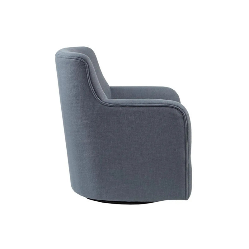 Adele - Swivel Chair With Button Tufted Back by HouseOfZazla