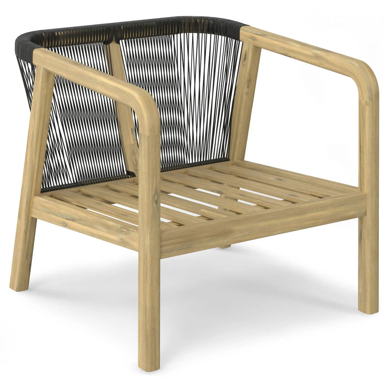 Palmetto - Outdoor Conversation Chair (Set of 2) - Stone Gray by HouseOfZazla
