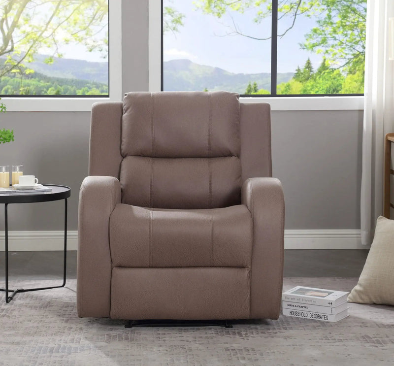 Modern Soft Manual Recliner Chair by Unique Piece Furniture