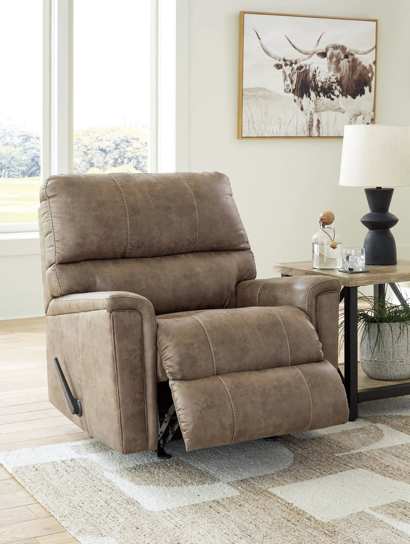 Navi - Rocker Recliner - Fossil by Unique Piece Furniture