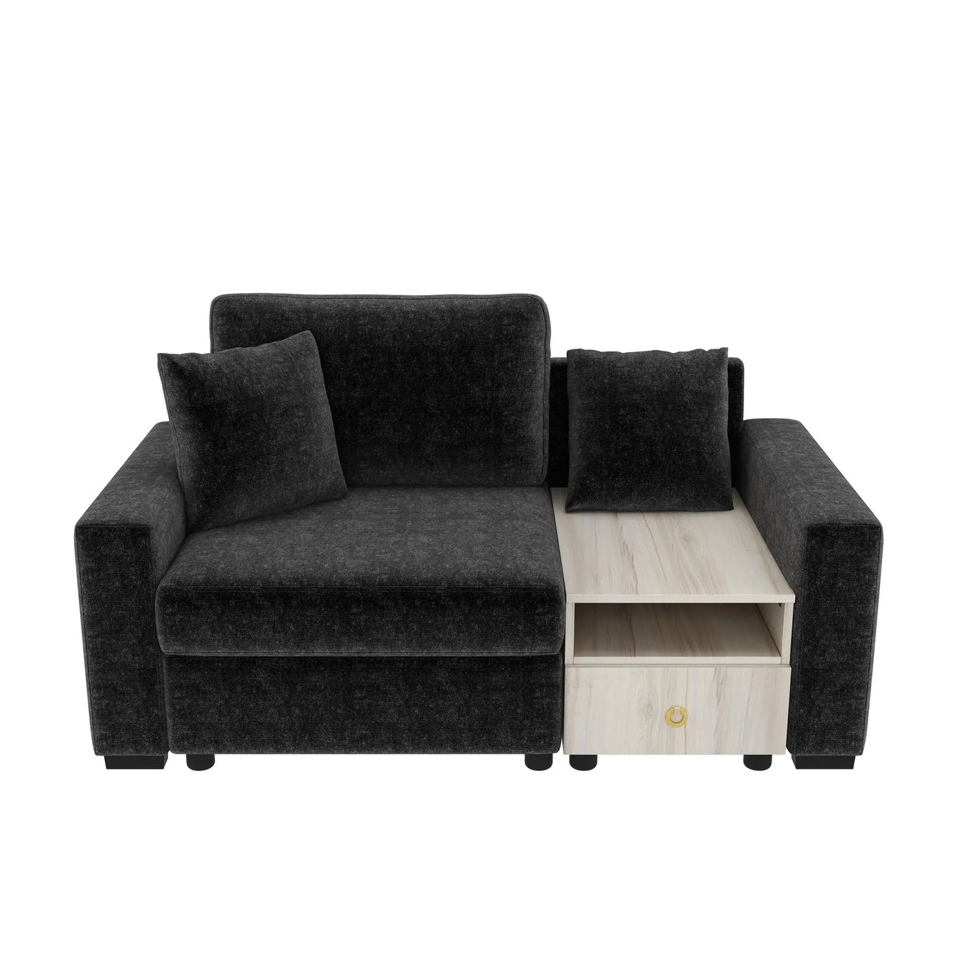 Modular Sofa Couch With Storage Armrest And Center Console by HouseOfZazla