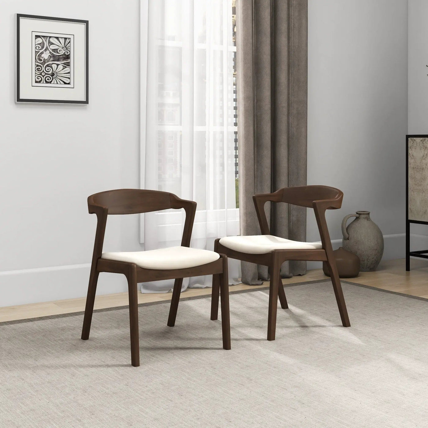 Dakota - Mid-Century Modern Dining Chair (Set of 2) by HouseOfZazla