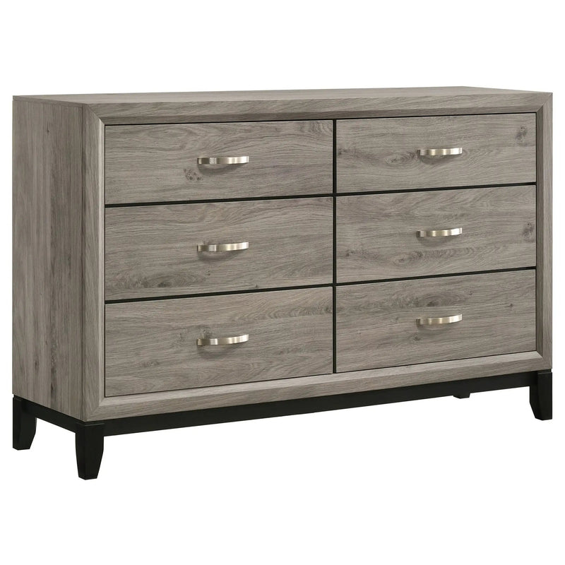 Watson Four-piece Eastern King Bedroom Set Light Taupe by Unique Piece Furniture