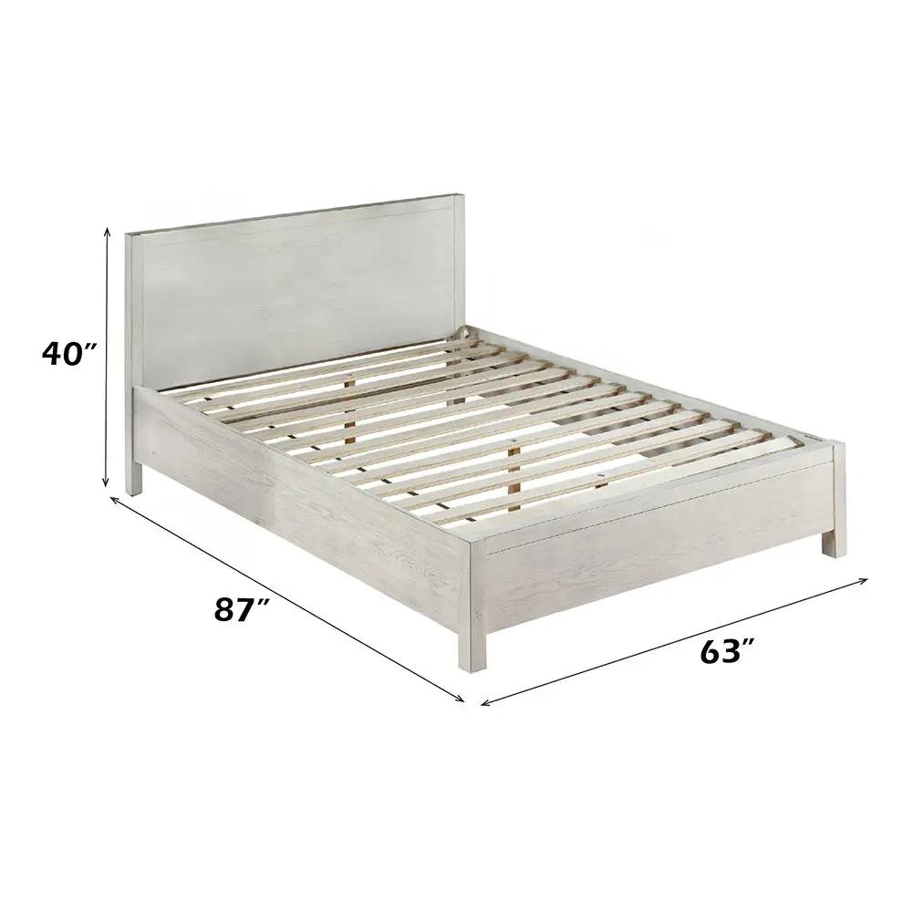 Celerina - Queen Bed - Weathered White by Unique Piece Furniture