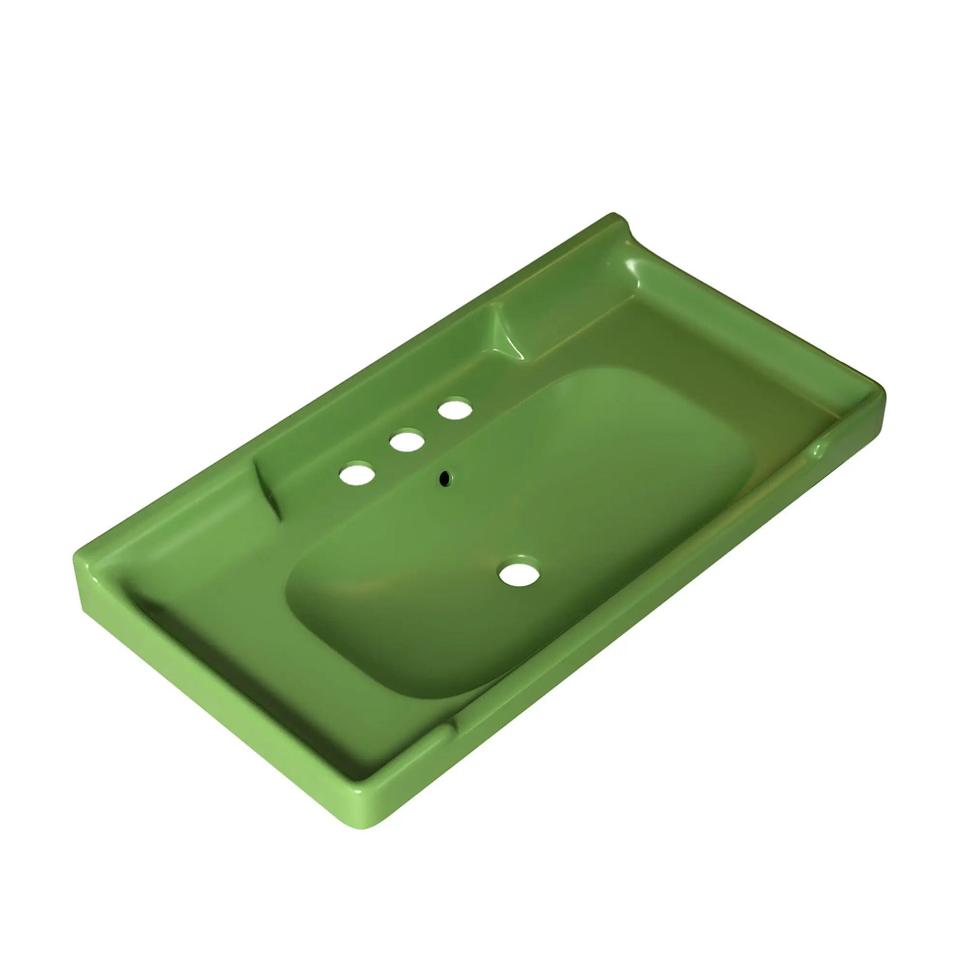 VICI 36" Bathroom Ceramic Basin with 3 Pre-Drilled Holes by HouseOfZazla