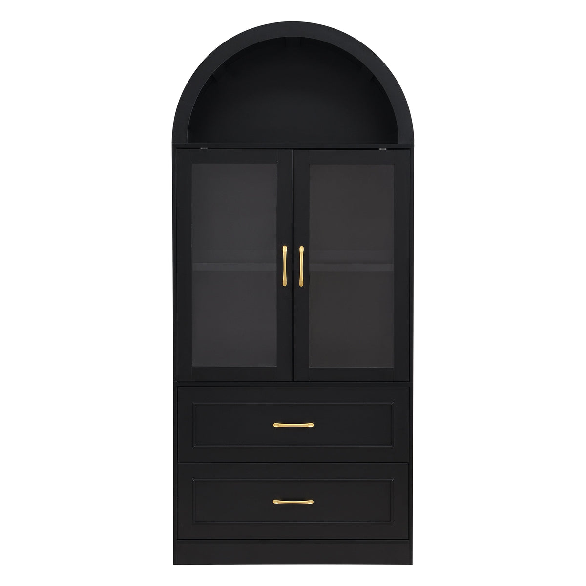 Modern Minimalist Arched Top Storage Cabinet, photo 9 of 10