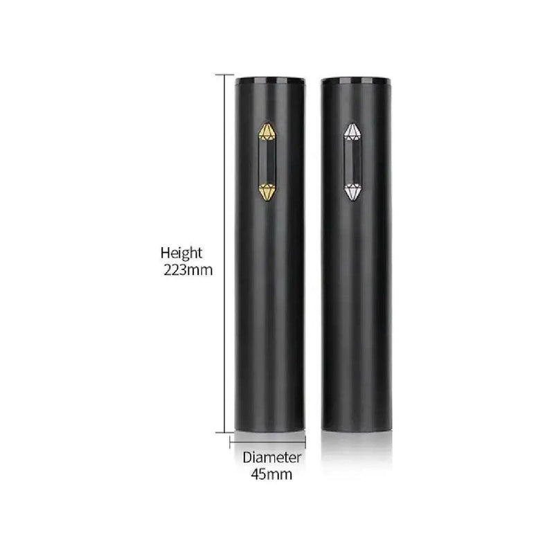 SELZALOT All Black Plastic Electric Wine Opener by Selzalot