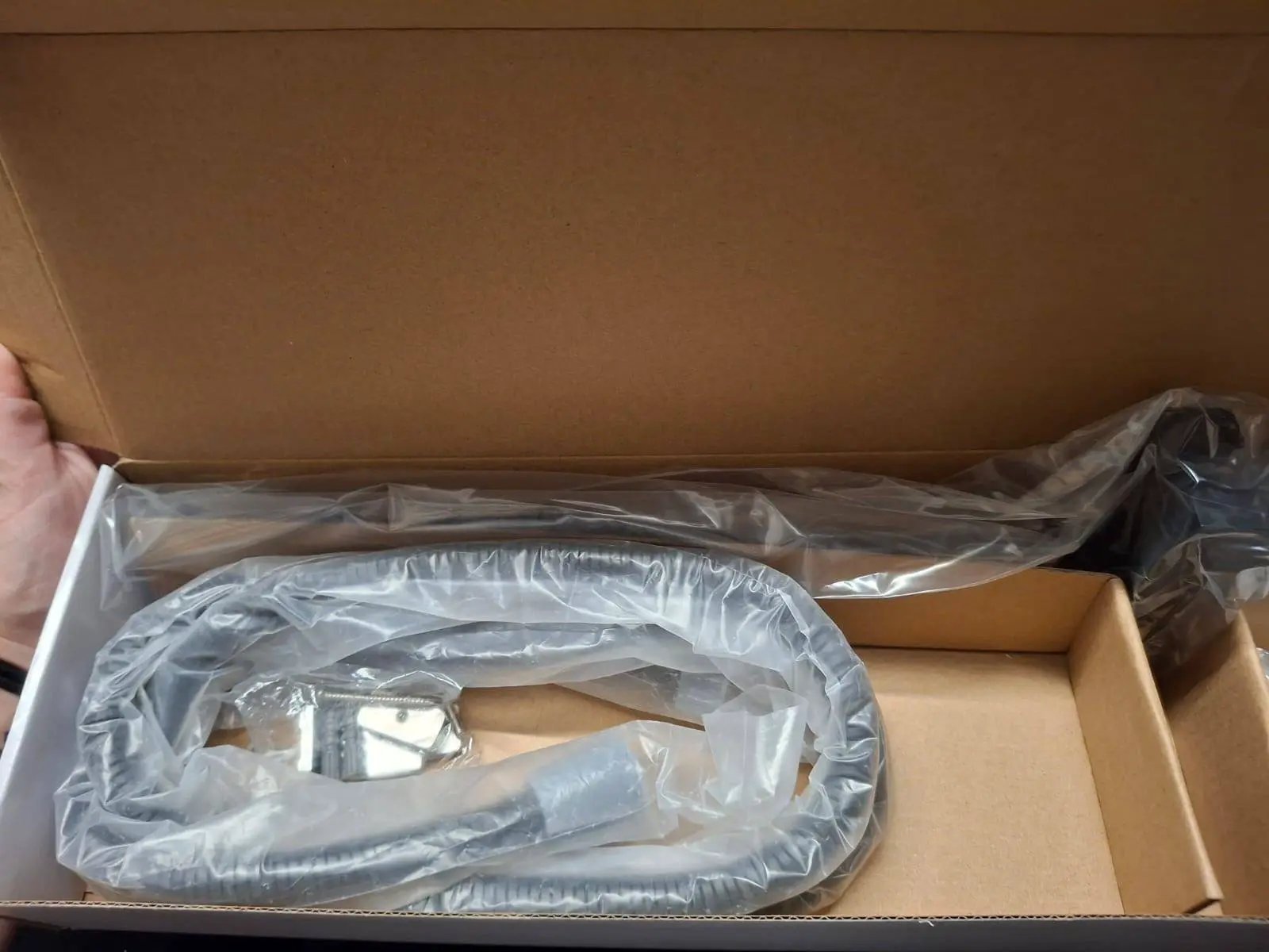 Open Box Delta 1-Spray Patterns 1.75 GPM 1.38 in. Wall Mount Handheld Shower Head with H2Okinetic in Matte Black by Selzalot