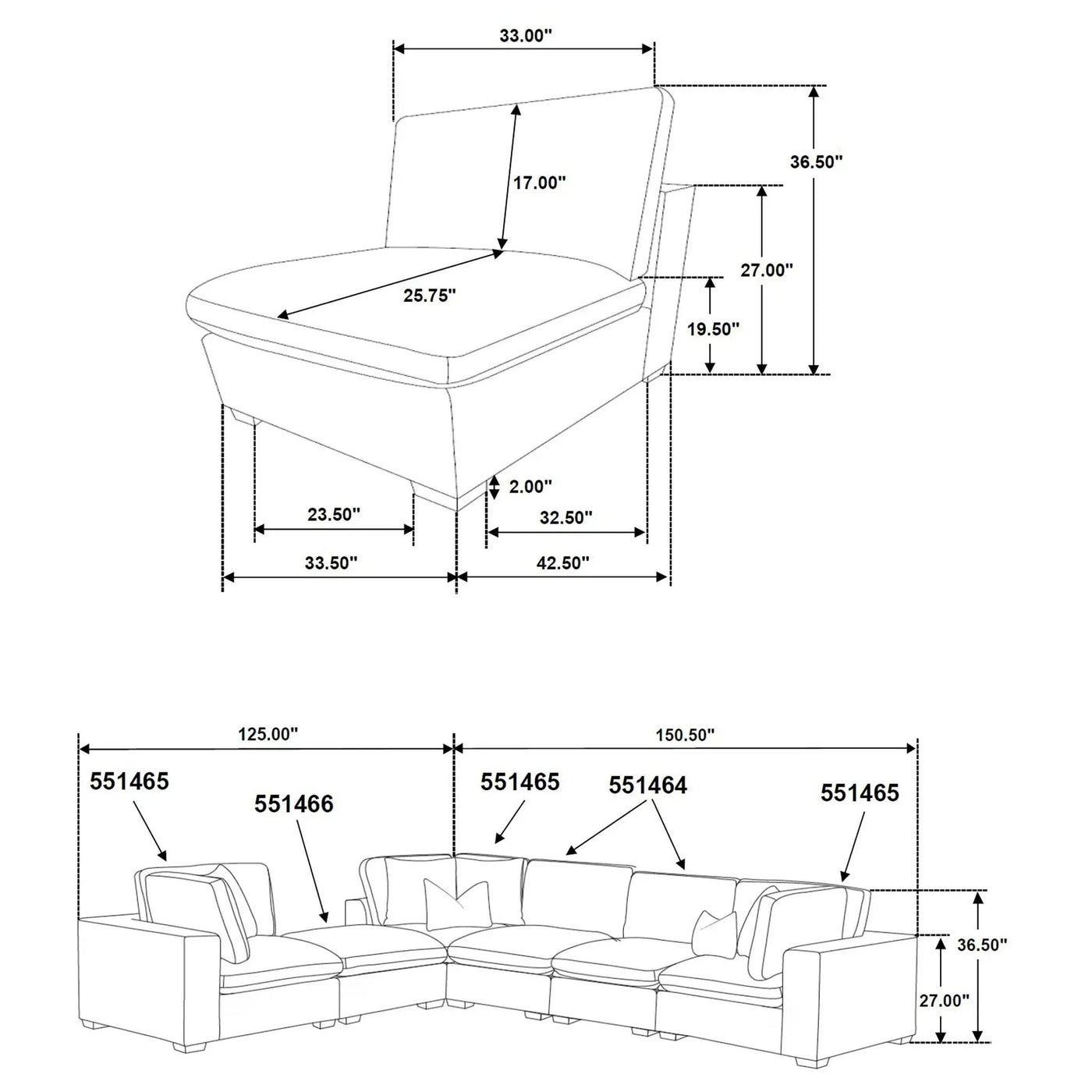 Murtagh - Modular Sectional by HouseOfZazla