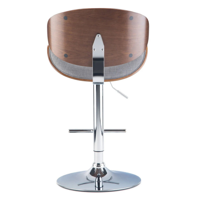 Marana - Multifunctional Handcrafted Bentwood Adjustable Swivel Bar Stool by Unique Piece Furniture