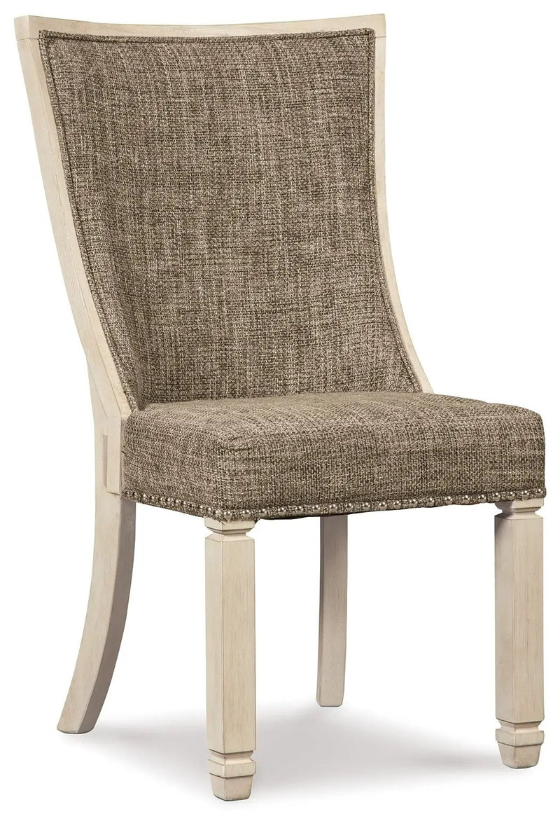 Bolanburg - Dining UPH Side Chair (Set of 2) - Lattice Back - Brown / Beige by Unique Piece Furniture