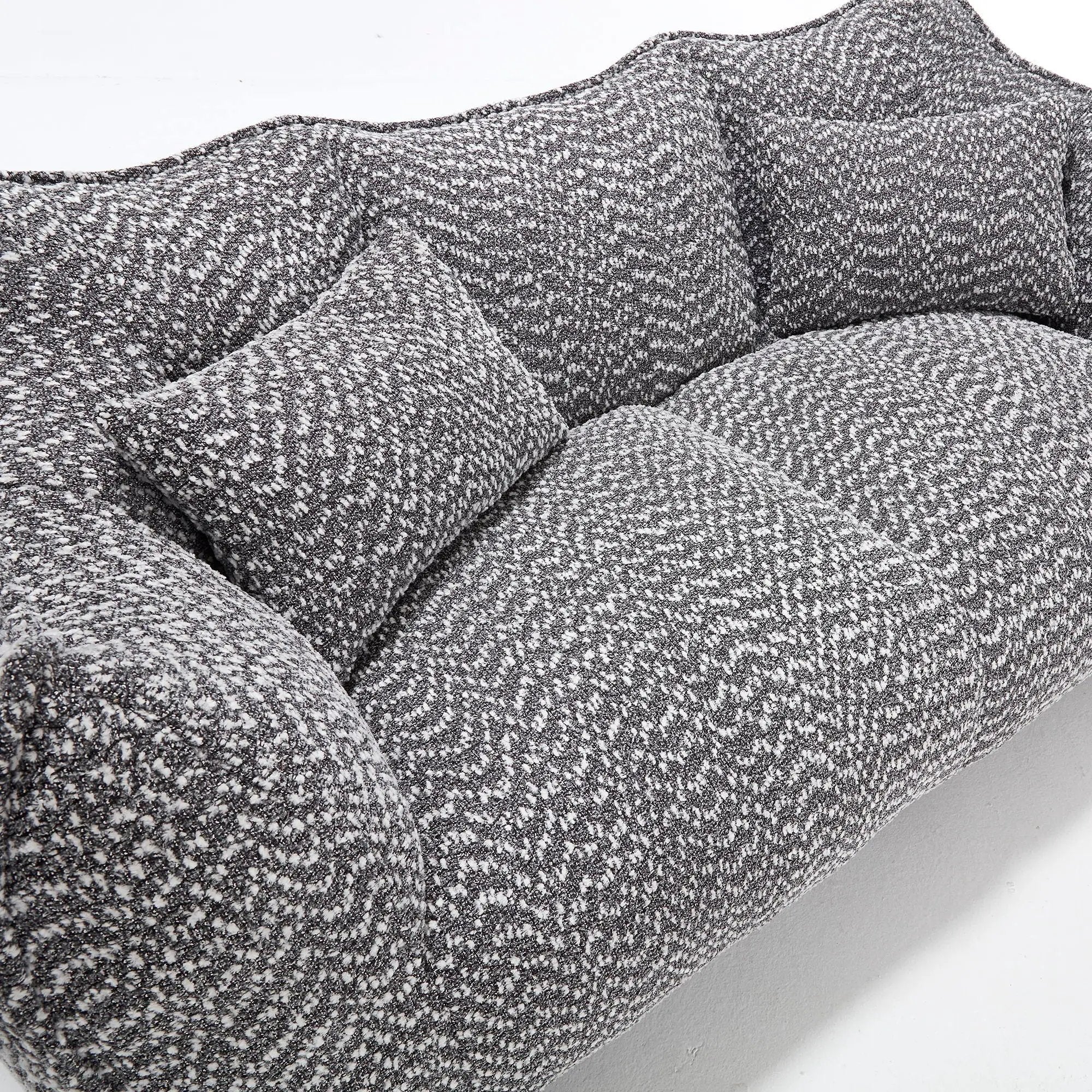 Comfortable Dual Beanbag Chair With High Resilience Foam Core For 2 People by HouseOfZazla
